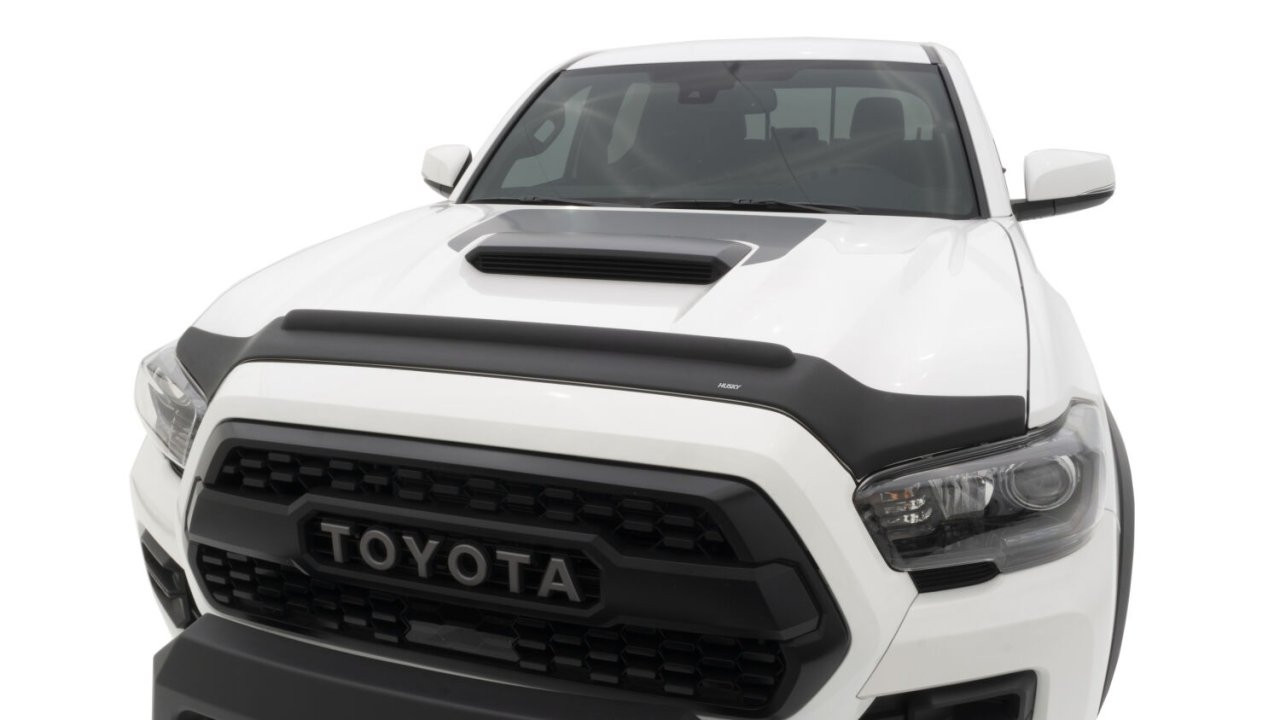 Husky Liners 2830095 Aeroskin II Low Profile Hood Protector Matte Black 2016-2024 Nissan Titan XD — primary image