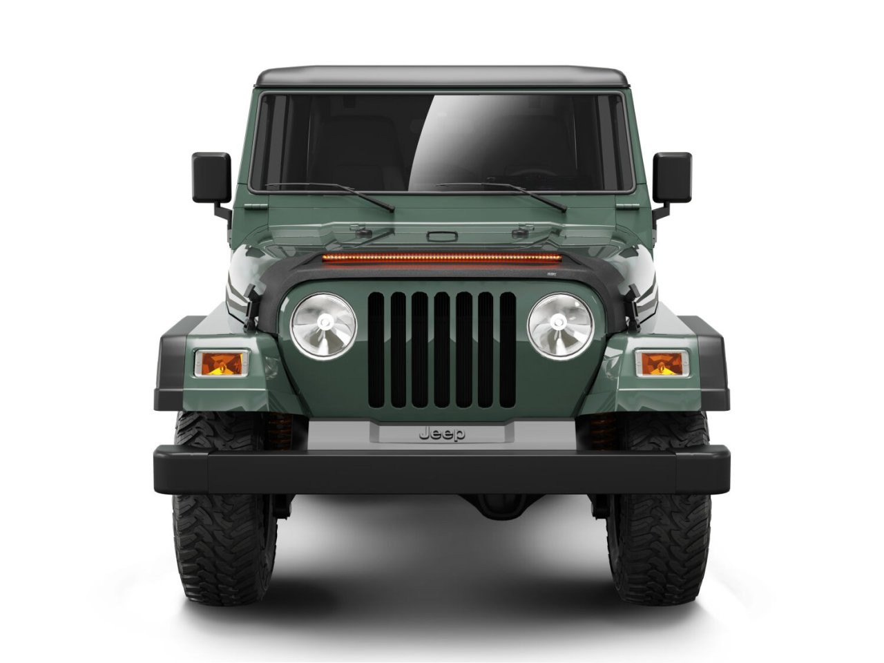 Aeroskin Lightshield PRO Hood Protector (2820091) — installed view