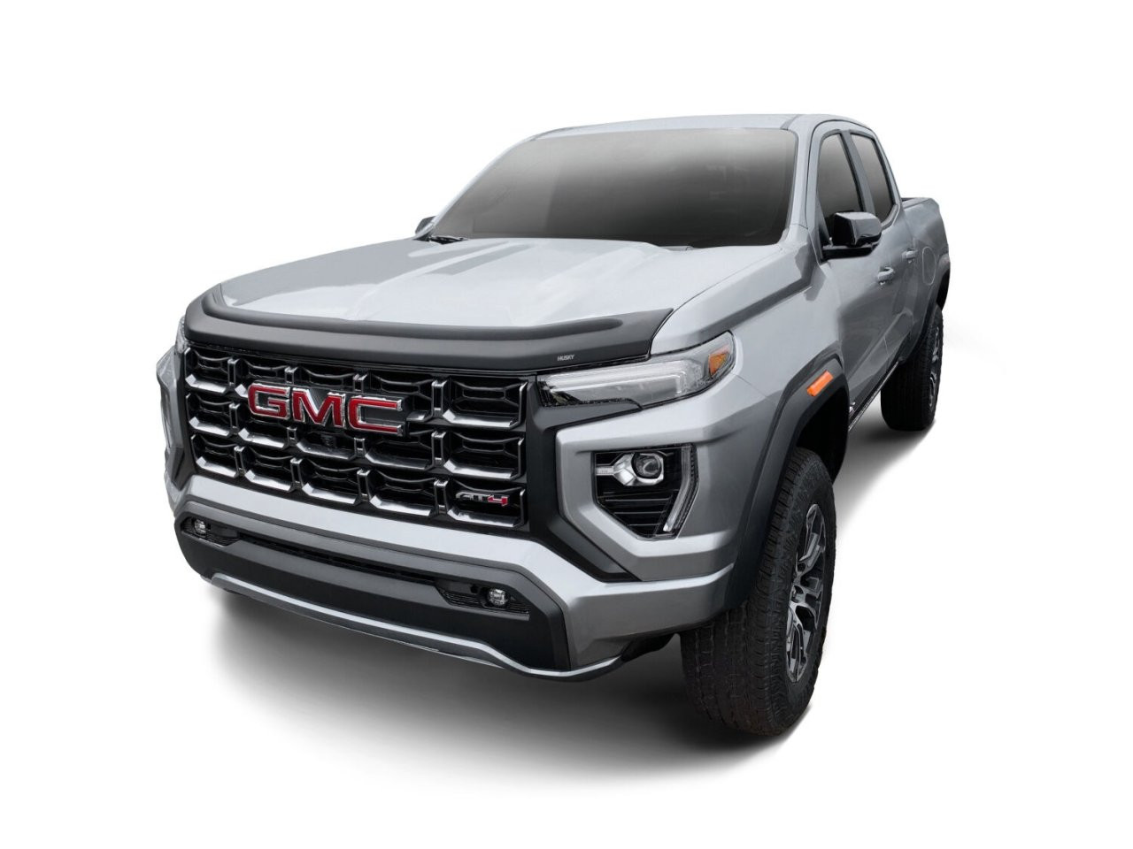 Husky Liners 2830214 Aeroskin II Low Profile Hood Protector Matte Black 2023-2025 GMC Canyon — installed view