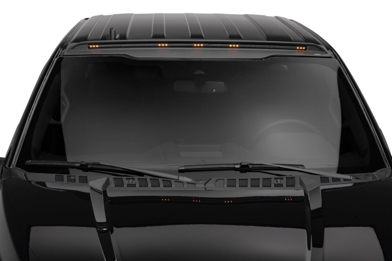 AeroCab Pro Marker Light with continuous LED; Black (2825094) — installed view