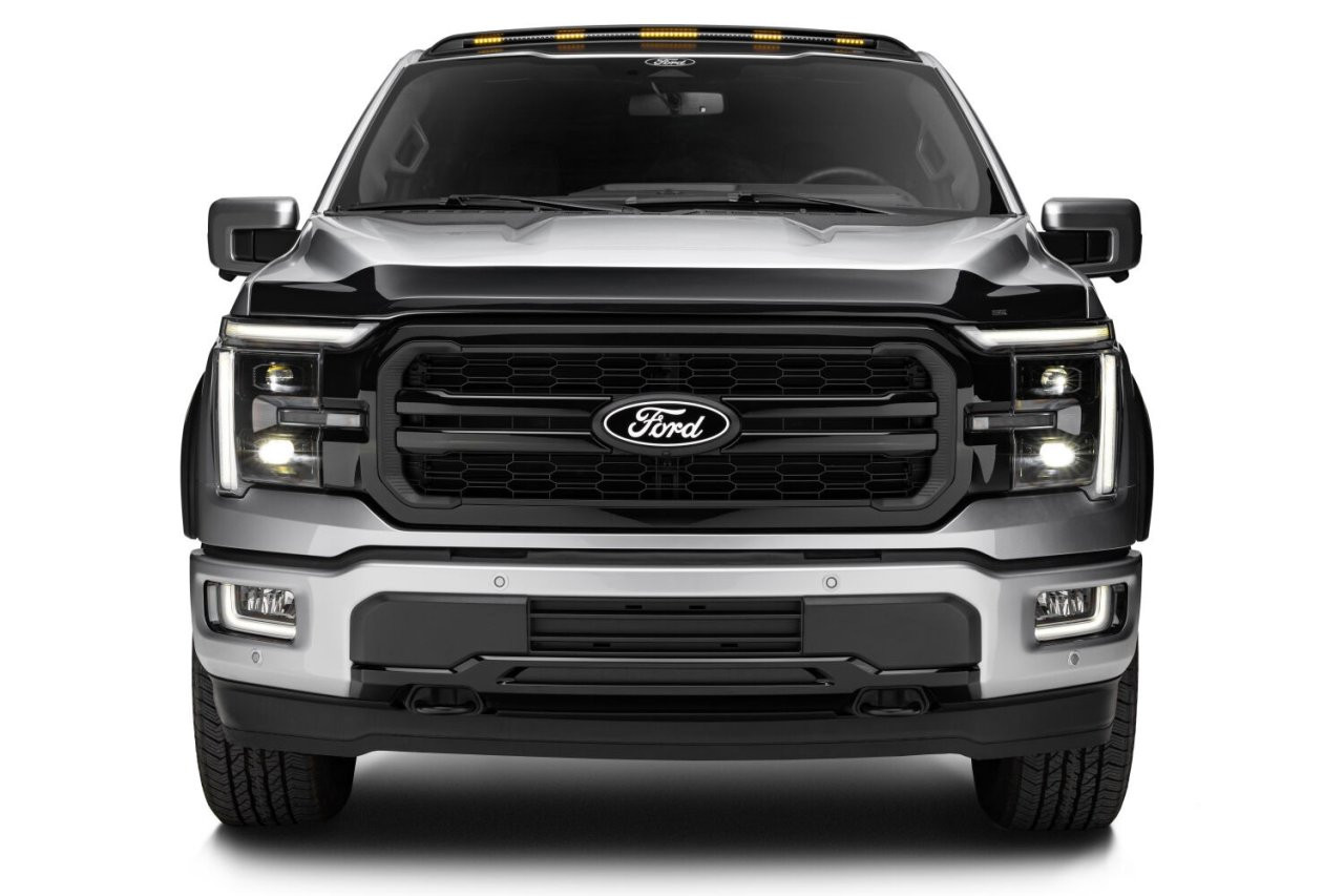 AeroCab Pro Marker Light with continuous LED; Black (2825096) — installed view
