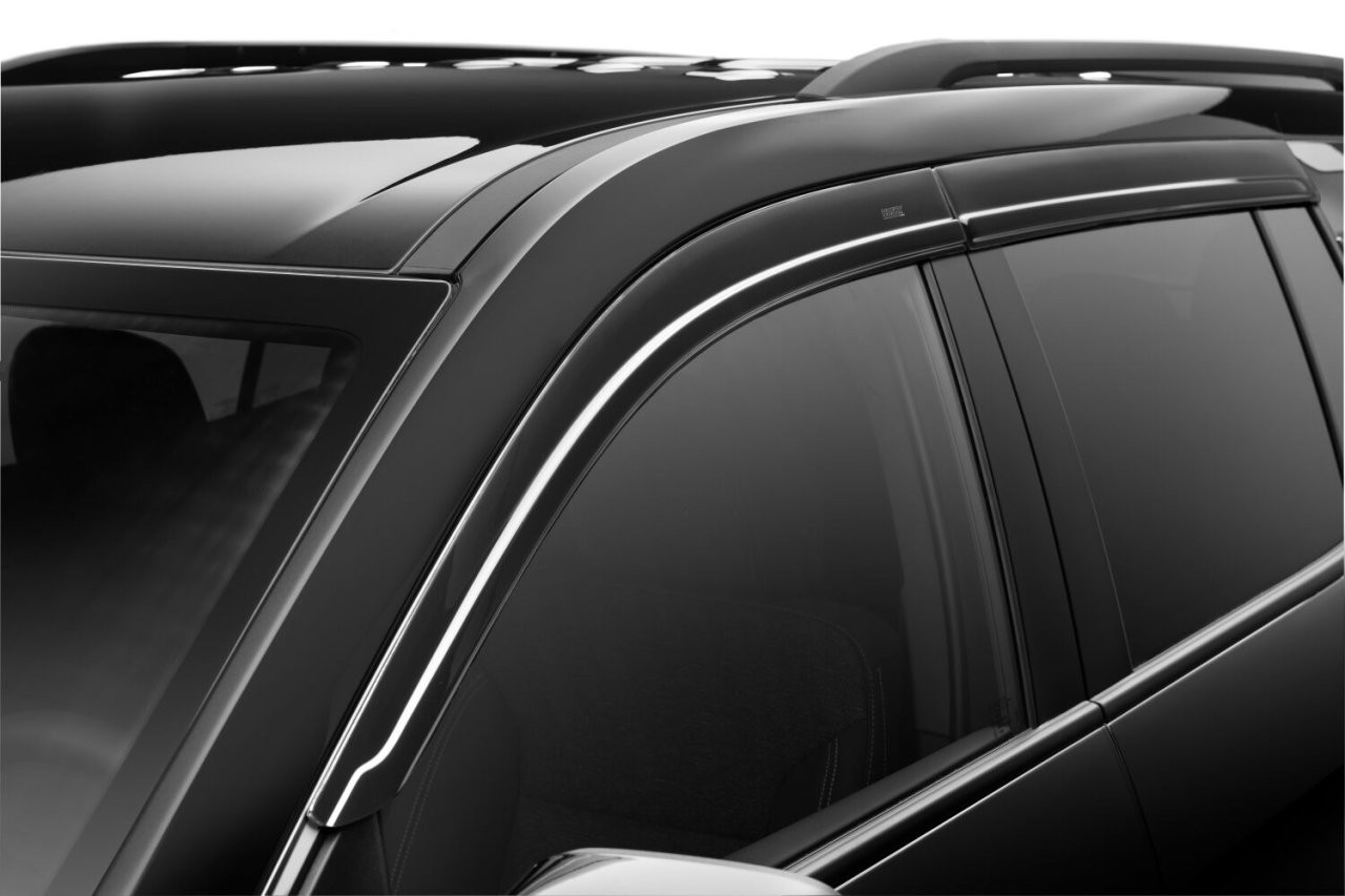 Low Profile Ventvisor Deflector; Smoke; Outside Mount; 4 pc. (2854137) — primary image