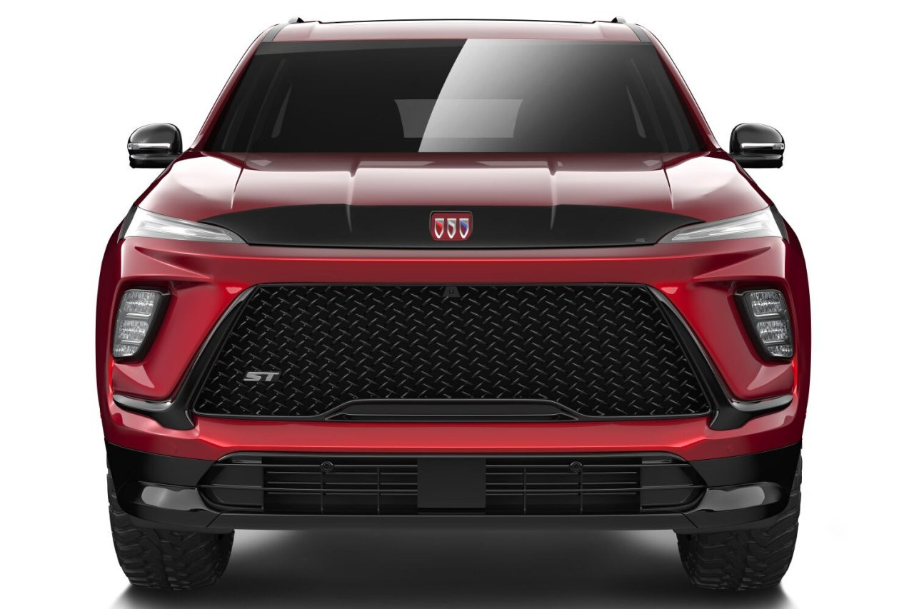 Husky Liners 2842221 Aeroskin Hood Protector Smoke 2025 Buick Enclave — installed view