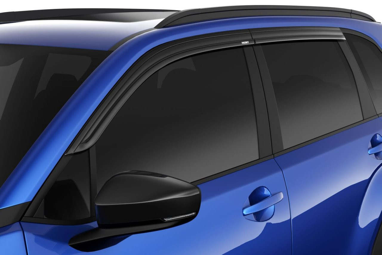 Low Profile Ventvisor Deflector; Smoke; Outside Mount; 4 pc. (2854153) — primary image
