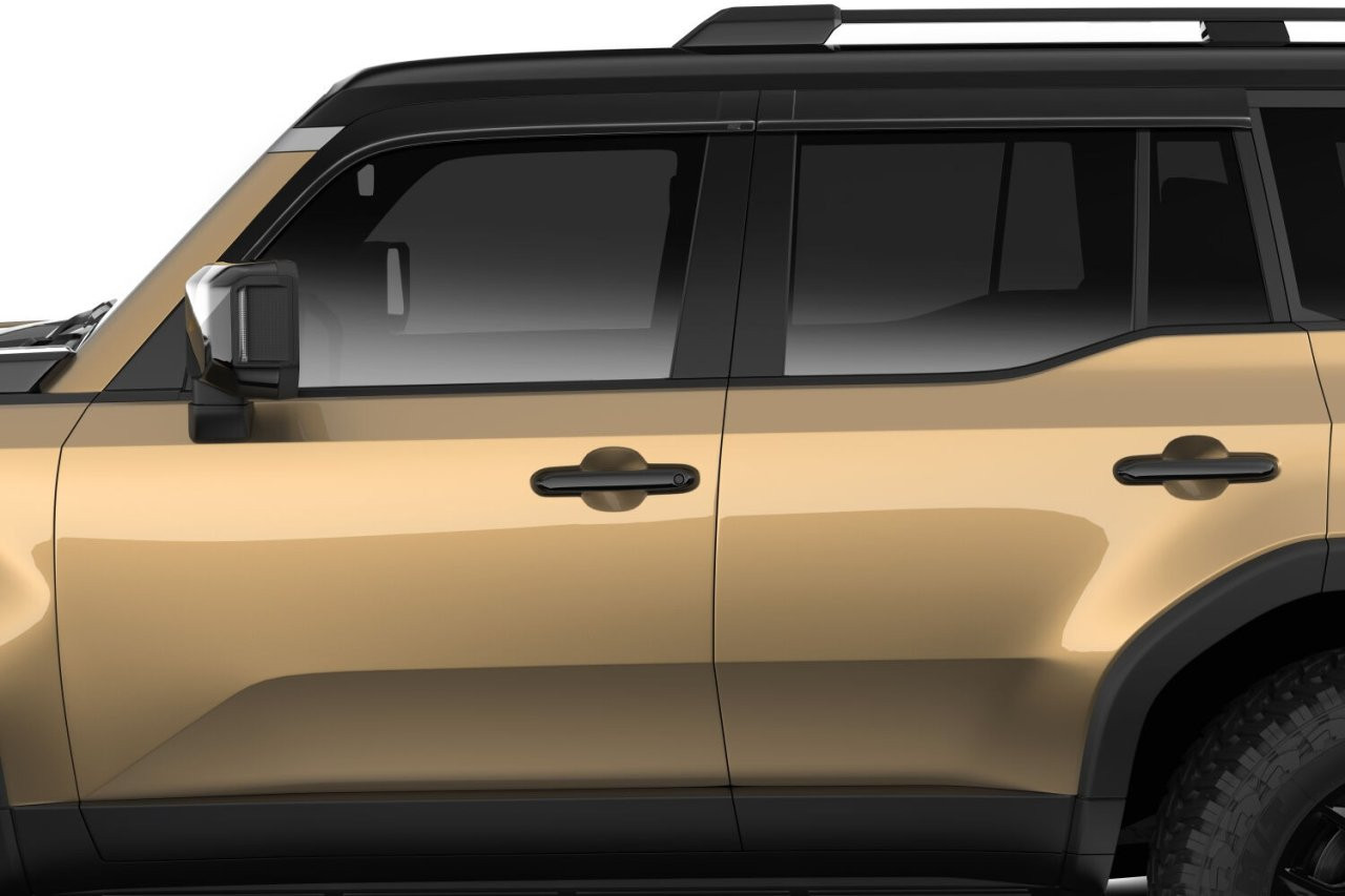Low Profile Ventvisor Deflector; Smoke; Outside Mount; 4 pc. (2854139) — installed view