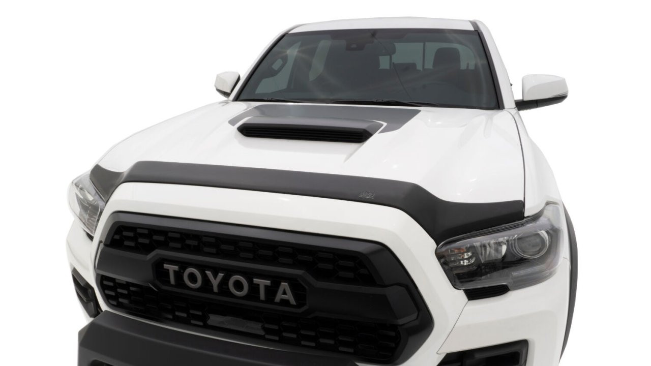 Husky Liners 2877079 Aeroskin Hood Protector Matte Black 2016-2023 Toyota Tacoma — primary image