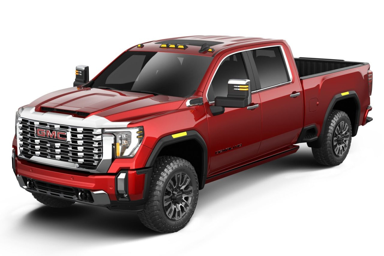 Husky Liners 2892245 Aeroskin Hood Protector Chrome 22-25 Chevy Colorado ZR2 — installed view