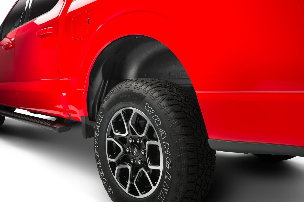 Husky Liners Rear Wheel Well Guards (79161) — installed view