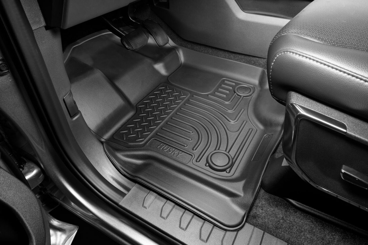 Front & 2nd Seat Floor Liners (94121) — installed view