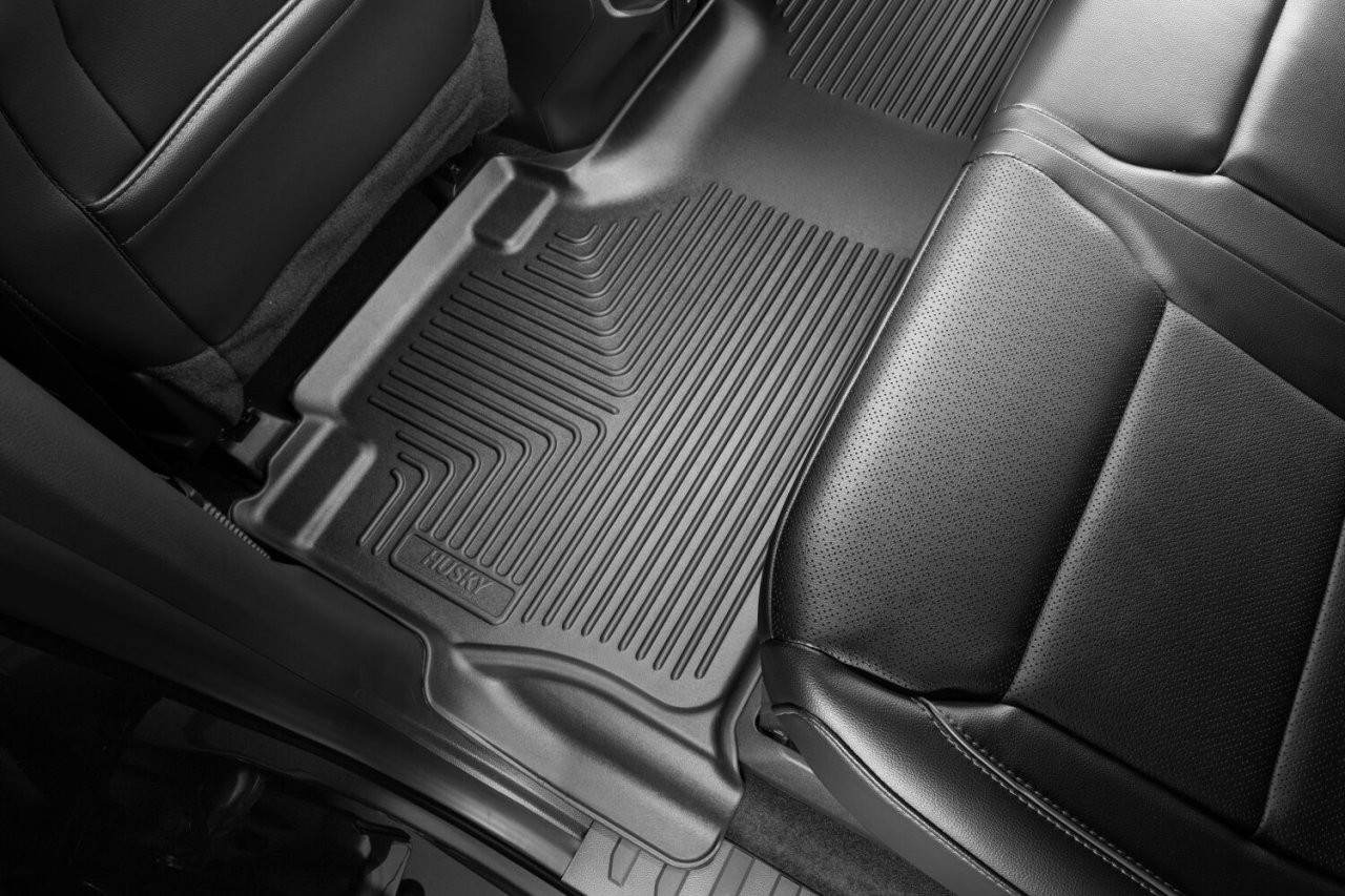 Front & 2nd Seat Floor Liners (94121) — installed view
