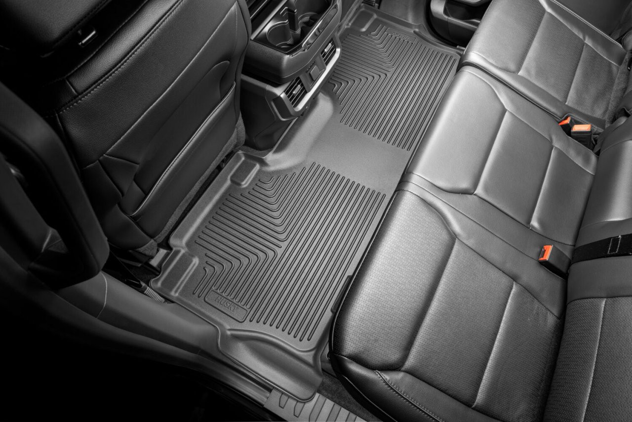 Front & 2nd Seat Floor Liners (94121) — installed view