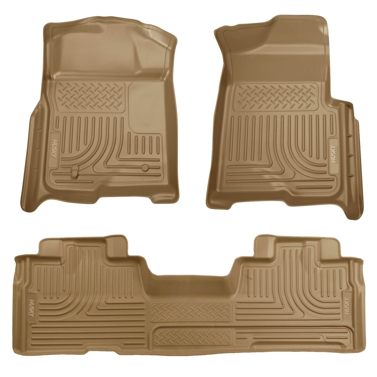 Weatherbeater - Front & 2nd Seat Floor Liners (Footwell Coverage) (98343) — primary image