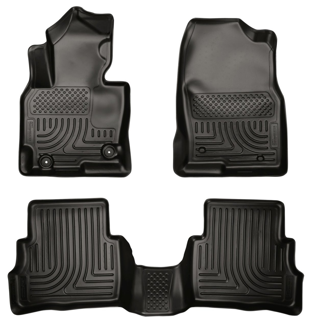 Front & 2nd Seat Floor Liners (99731) — primary image