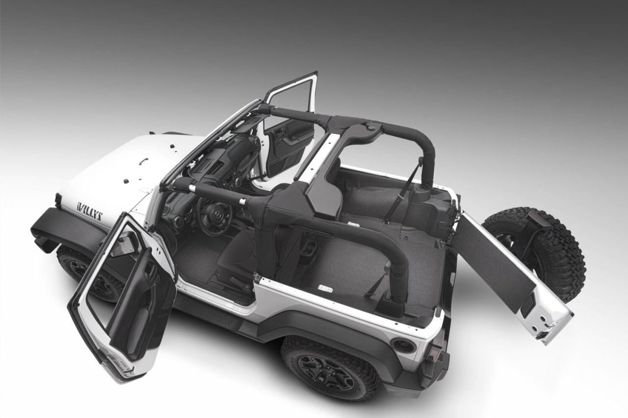 Husky Liners Guardian Impact Jeep Liner - HBTJK11F2 — installed view