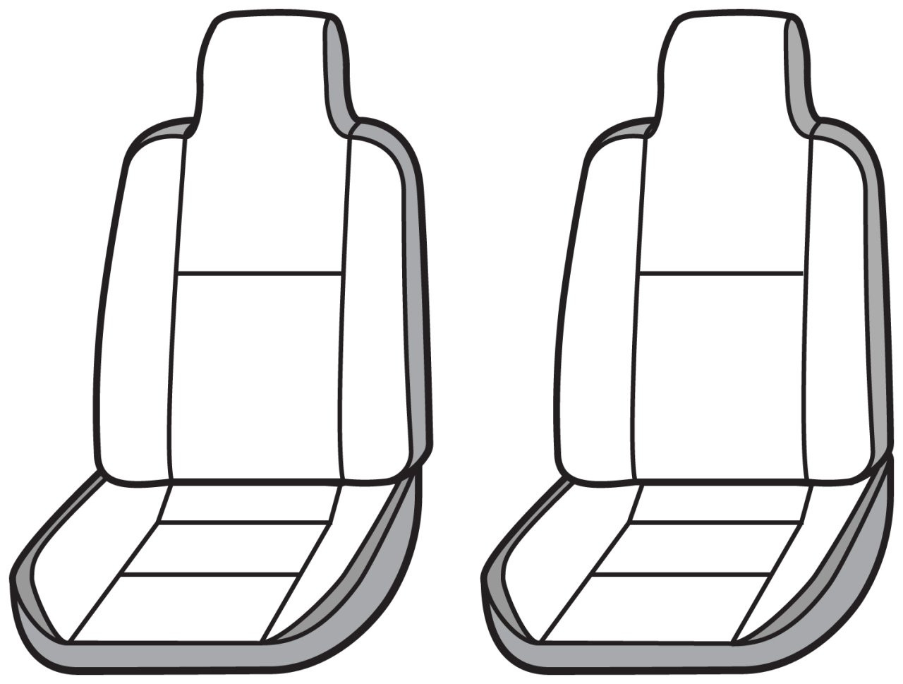 Covercraft SeatSaver Custom Seat Cover - Polycotton Tan (SS1248PCTN) — front view