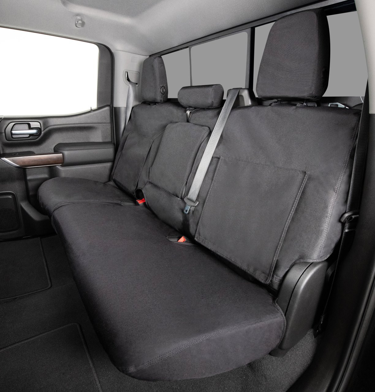 Covercraft SeatSaver Custom Seat Cover - Waterproof Black (SS2652WFBK) — front view