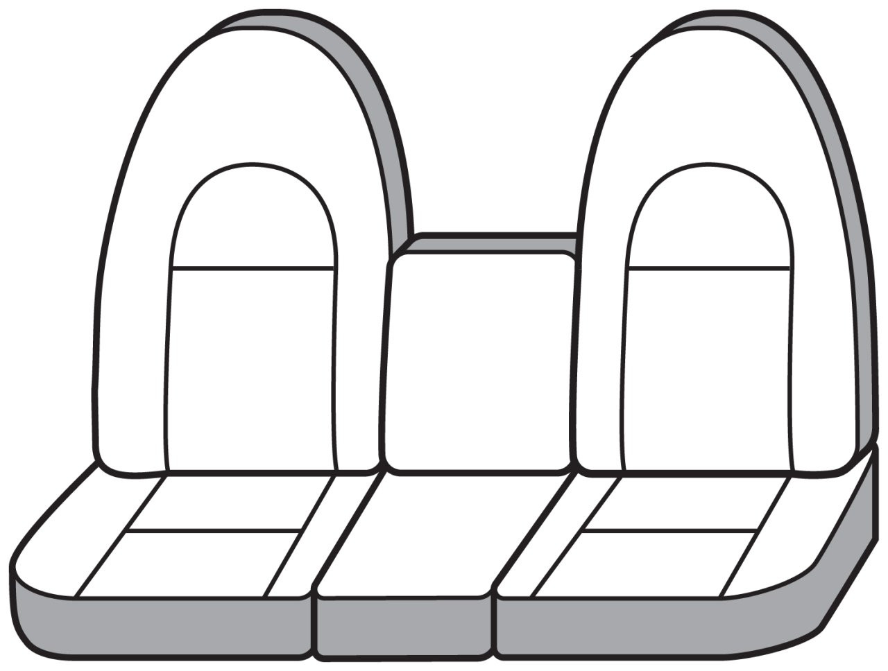 Covercraft SeatSaver Custom Seat Cover - Polycotton Tan (SS3383PCTN) — front view