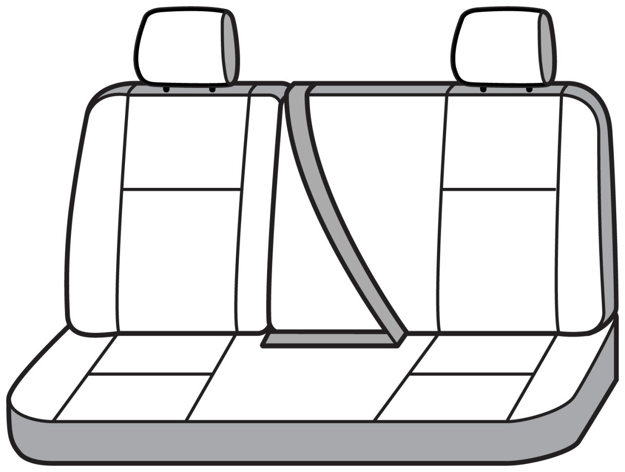 Covercraft SeatSaver Custom Seat Cover - Waterproof Taupe (SS7358WFTP) — front view