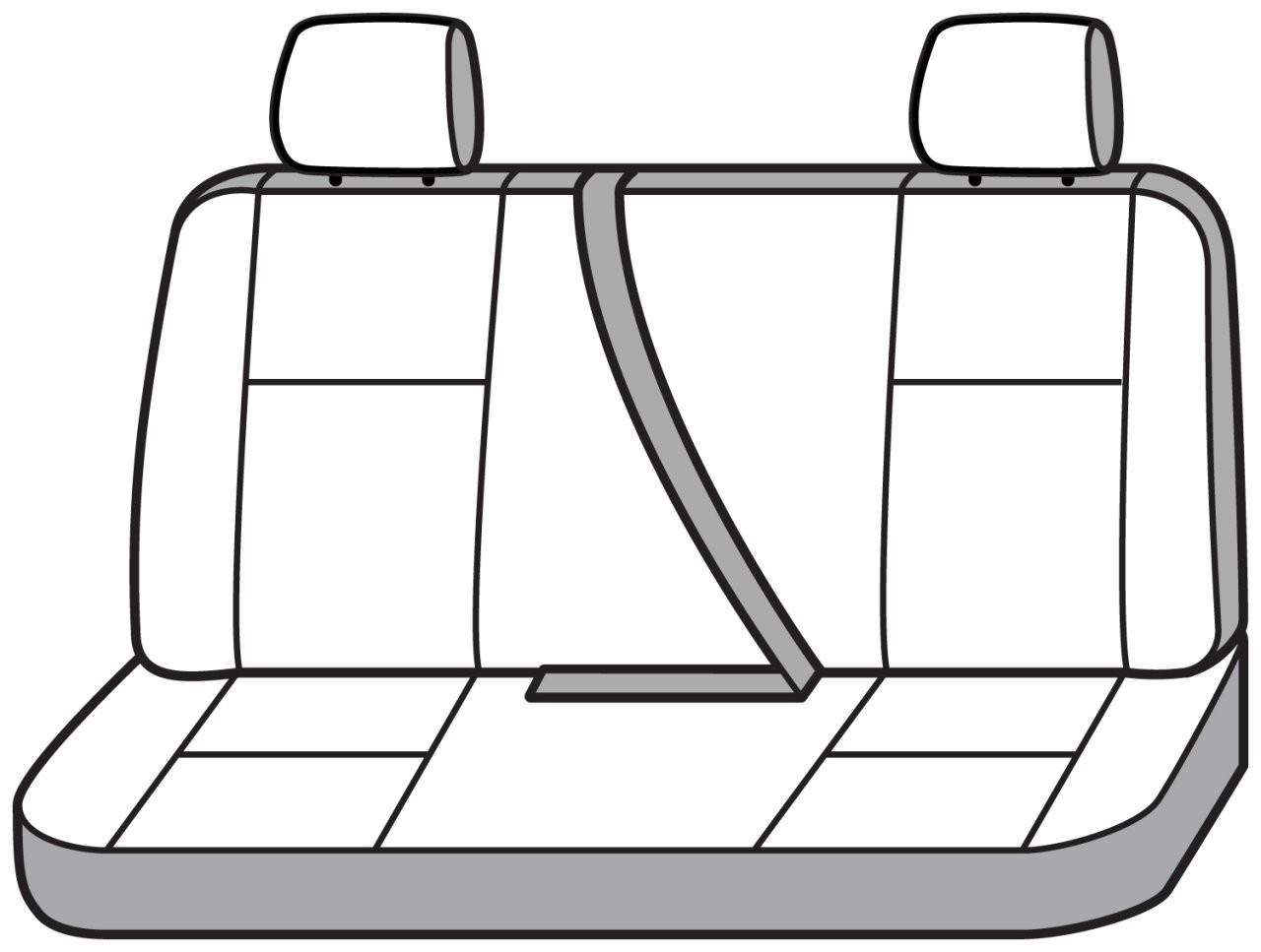 Covercraft SeatSaver Custom Seat Cover - Waterproof Taupe (SS7361WFTP) — front view