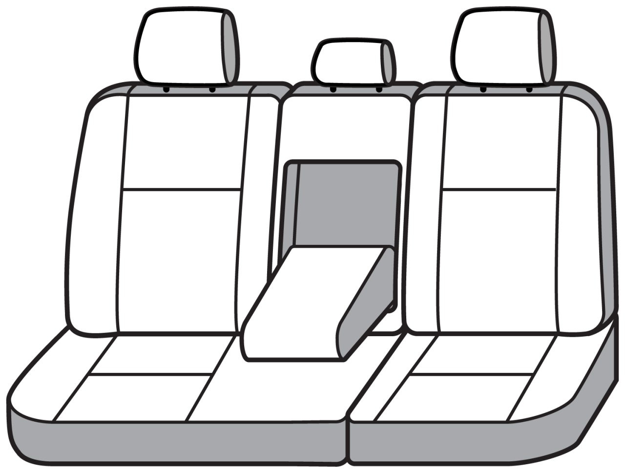 Covercraft SeatSaver Custom Seat Cover - Waterproof Taupe (SS7447WFTP) — front view
