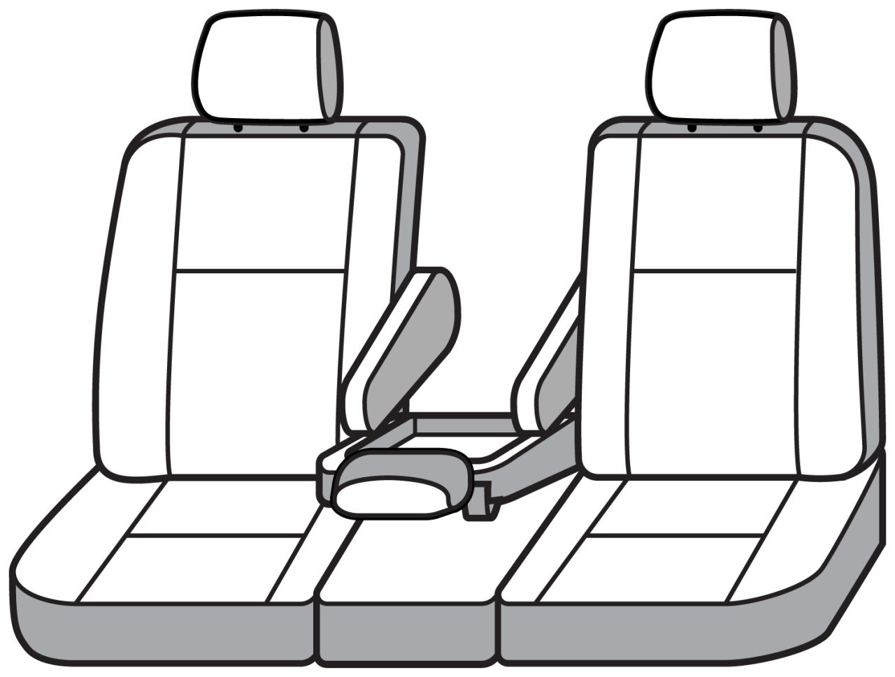 Covercraft SeatSaver Custom Seat Cover - Polycotton Tan (SS7450PCTN) — front view
