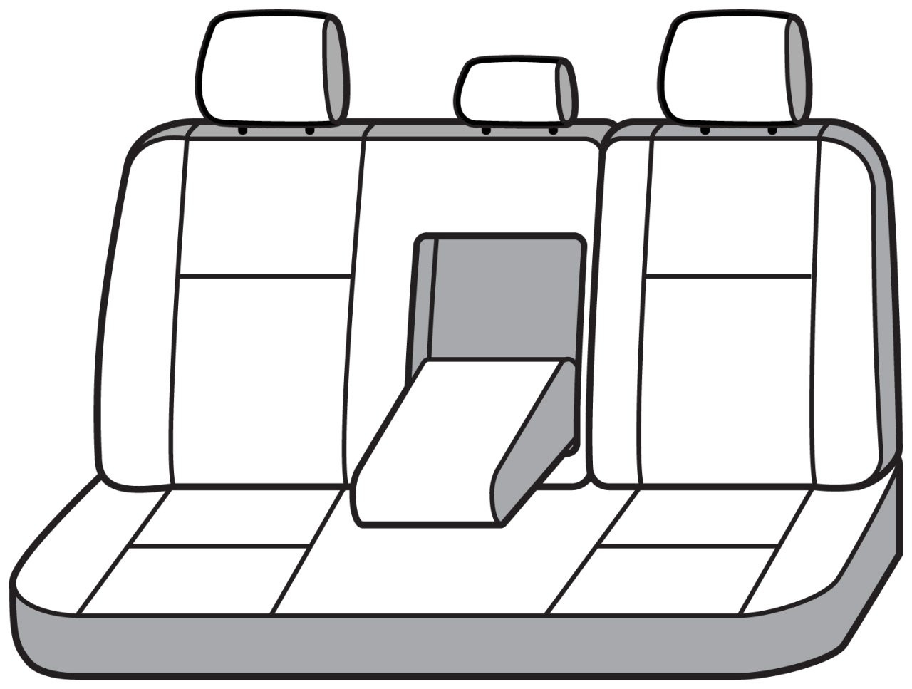 Covercraft SeatSaver Custom Seat Cover - Waterproof Taupe (SS7461WFTP) — front view