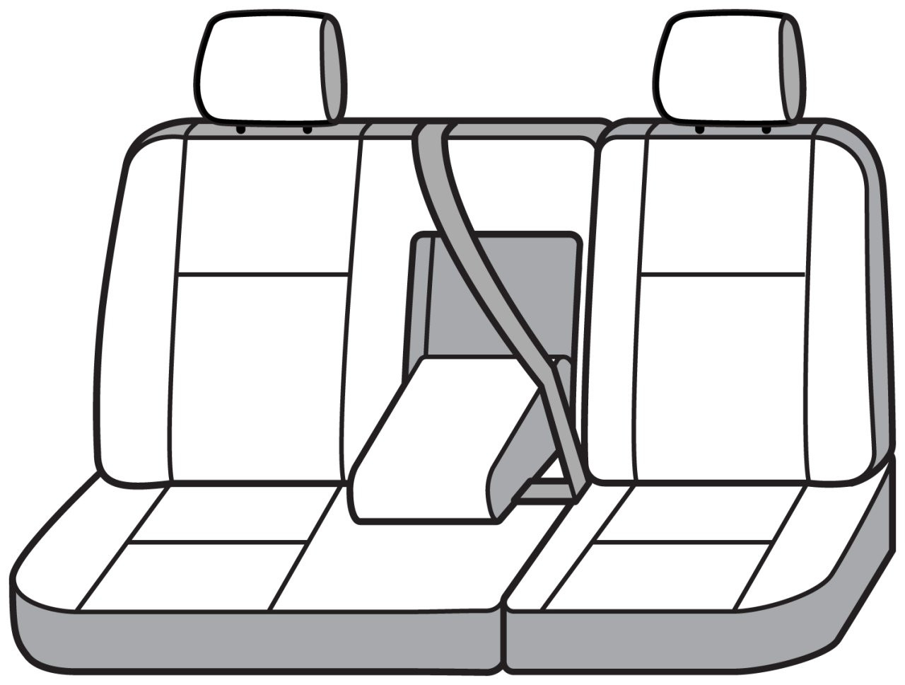 Covercraft SeatSaver Custom Seat Cover - Polycotton Tan (SS7575PCTN) — front view