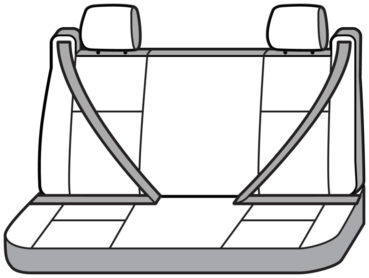 Covercraft SeatSaver Custom Seat Cover - Waterproof Taupe (SS8303WFTP) — front view