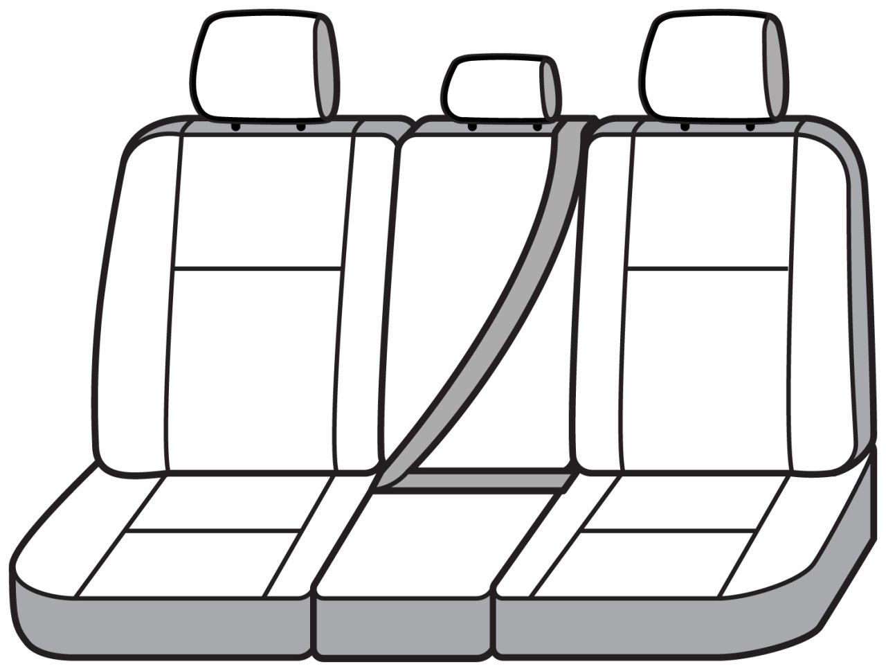 Covercraft SeatSaver Custom Seat Cover - Polycotton Tan (SS8349PCTN) — front view