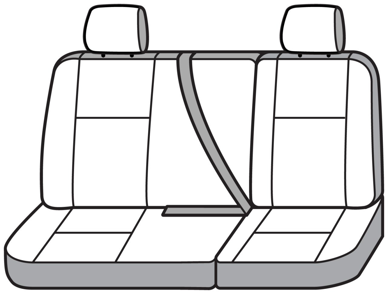 Covercraft SeatSaver Custom Seat Cover - Waterproof Taupe (SS8386WFTP) — front view