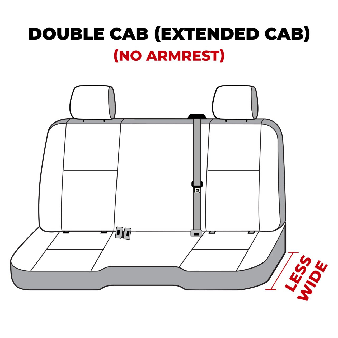 Covercraft SeatSaver Custom Seat Cover - Polycotton Charcoal (SS8431PCCH) — front view