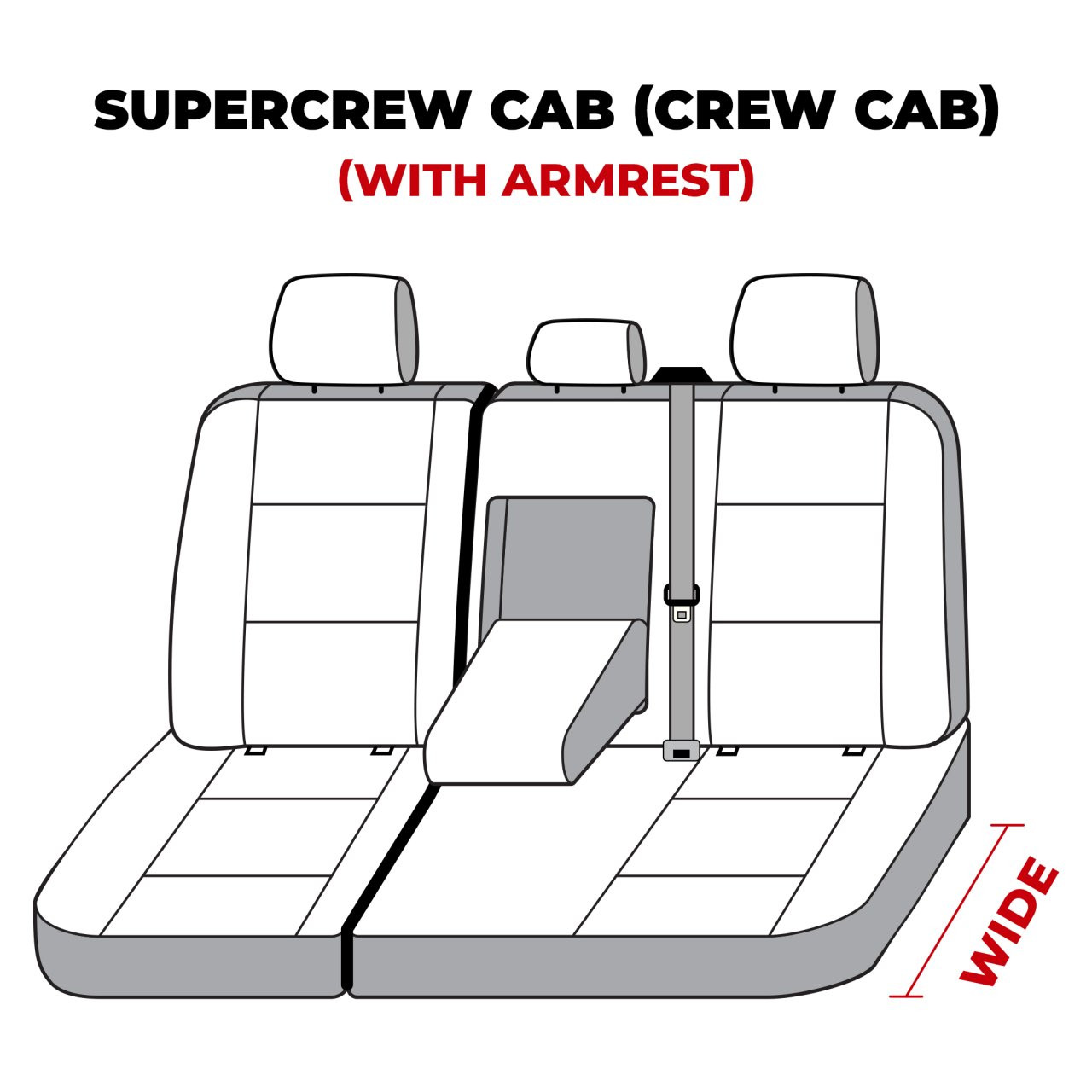 Covercraft SeatSaver Custom Seat Cover - Polycotton Misty Grey (SS8491PCCT) — front view