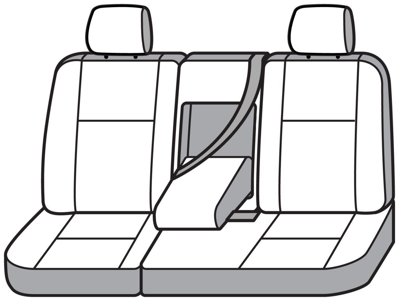 Covercraft SeatSaver Custom Seat Cover - Polycotton Tan (SS8463PCTN) — front view