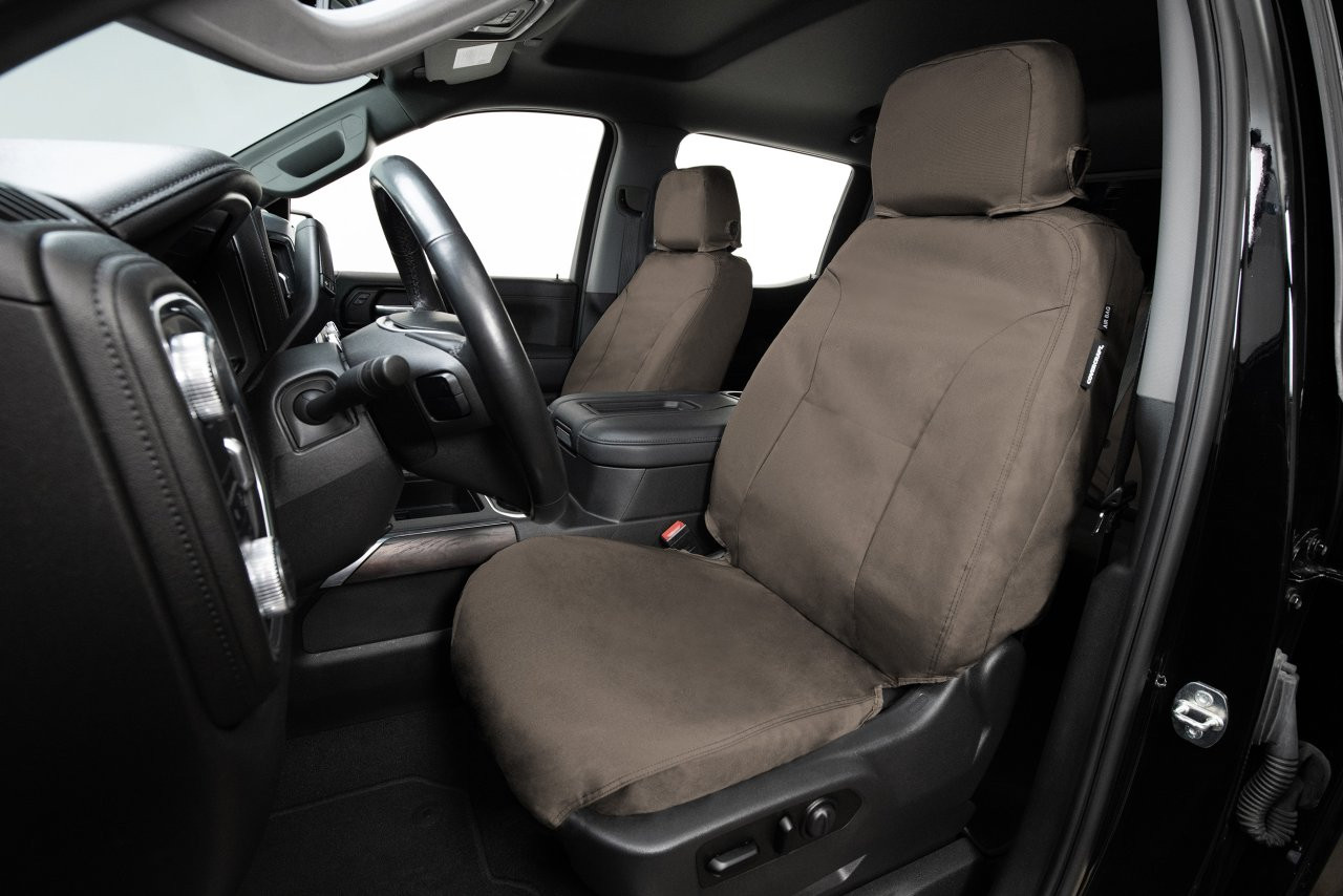 Covercraft SeatSaver Custom Seat Cover - Waterproof Taupe (SS8484WFTP) — primary image