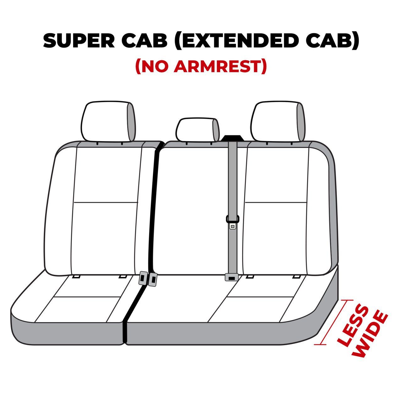 Covercraft SeatSaver Custom Seat Cover - Polycotton Misty Grey (SS8493PCCT) — front view