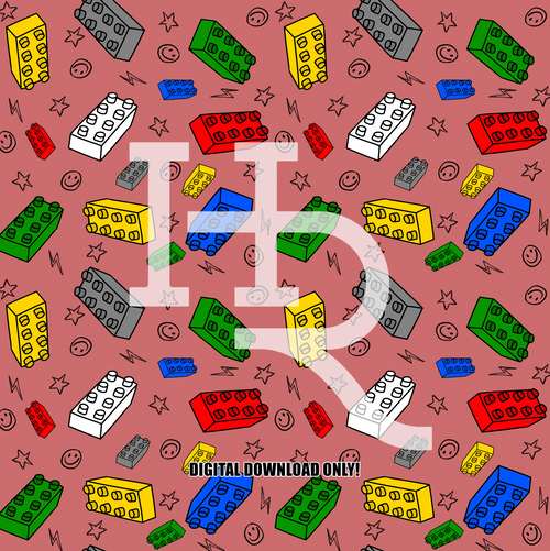 Red Building Bricks *Seamless*