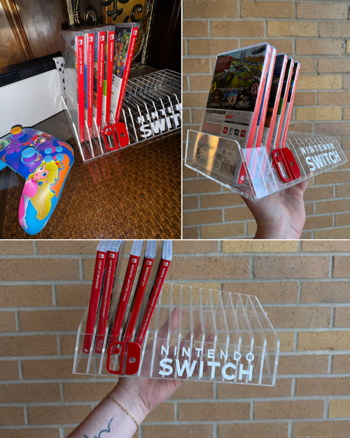 Switch Game Organizer Cut File