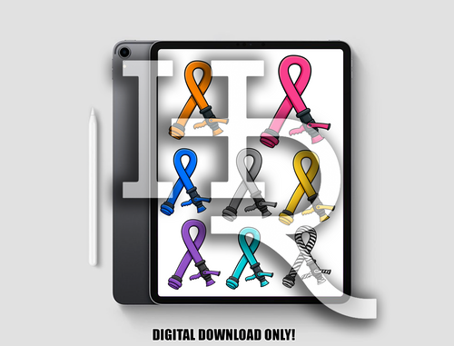 Cancer Ribbon Fire Hose