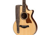 Taylor 2.5" Element Distressed Leather Guitar Strap - Dark Brown #4114-25