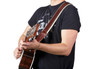 Taylor Renaissance 2.5" Leather Guitar Strap Cordovan