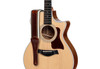 Taylor Renaissance 2.5" Leather Guitar Strap Cordovan
