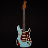 Fender Custom Shop LTD ‘62 Stratocaster Gold Hardware Heavy Relic Aged Daphne Blue/3-Color Sunburst (835)