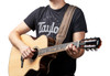Taylor 3" Element Distressed Leather Guitar Strap Dark Brown #4115-30