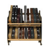 Pre-Order A&S Crafted Products The Session-Pro Double-Stack Mobile Case Shelf Rack...Call 888-794-8482 To Order!