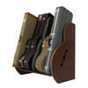A&S Crafted Products The Studio Deluxe Guitar Case Storage Rack Walnut - Regular