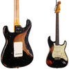 Fender Custom Shop 1963 Stratocaster Super Heavy Relic Black/3Color Sunburst (357)