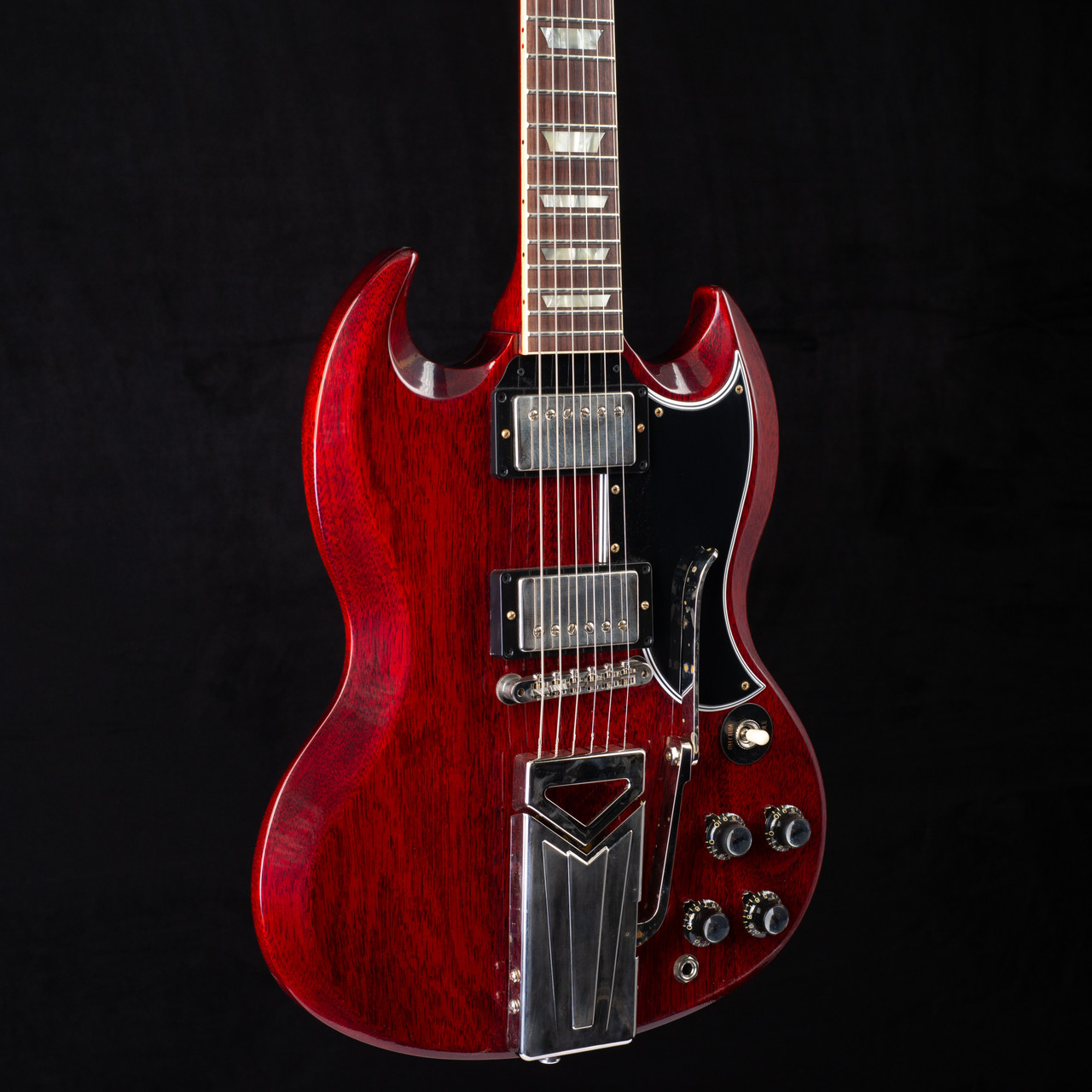 Gibson 60th Anniversary 1961 Les Paul SG Standard With Sideways Vibrola  Cherry Red 731 Call 888-794-8482 To Order!