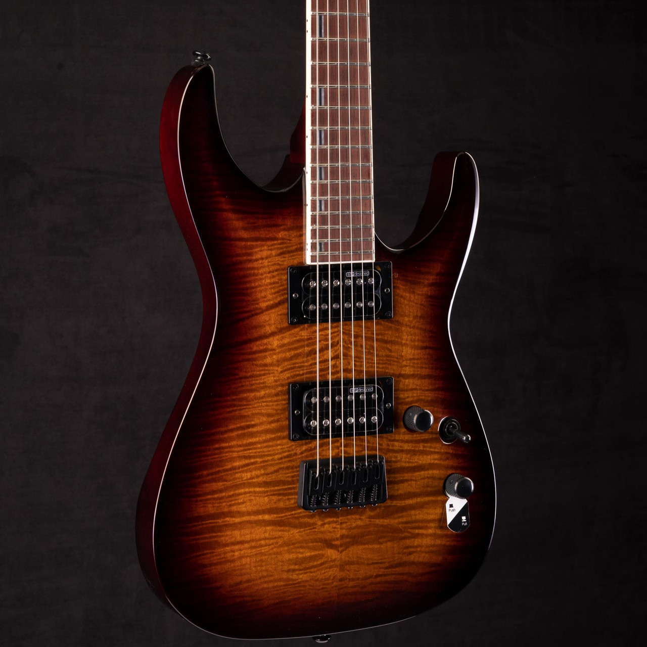 ESP LTD H-200FM Dark Brown Sunburst 659