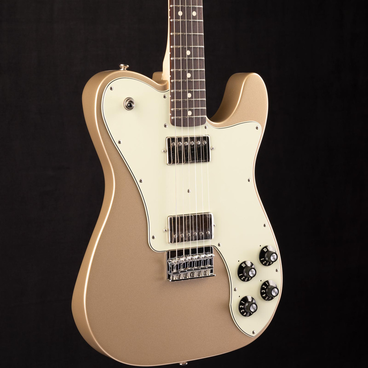 Fender Chris Shiflett Telecaster Deluxe Shoreline Gold 366