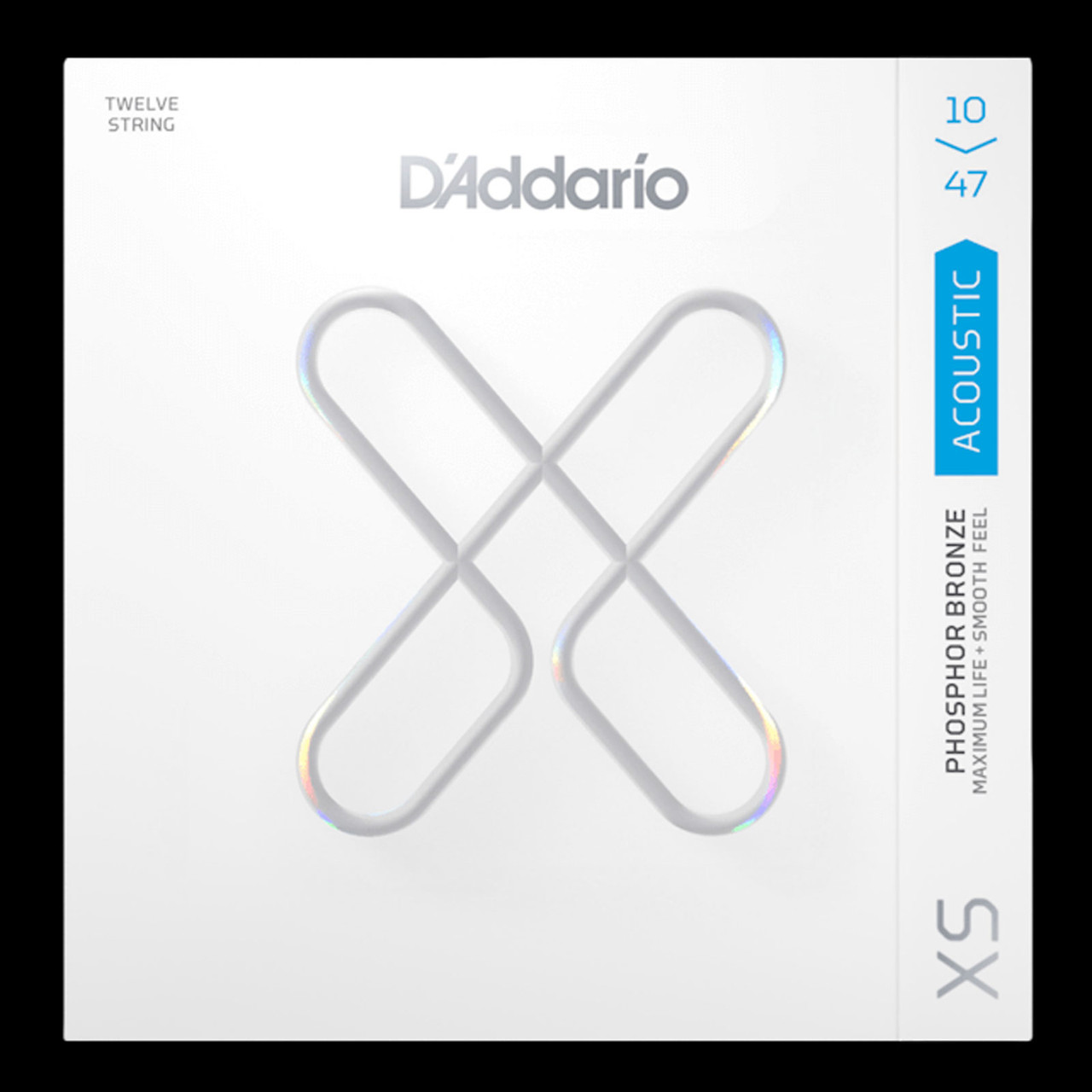 D’Addario XS Phosphor Bronze 1047 Light Coated 12String Acoustic